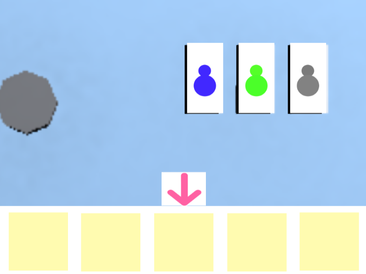 「洋室からの脱出」机の引き出し（下）拡大画像