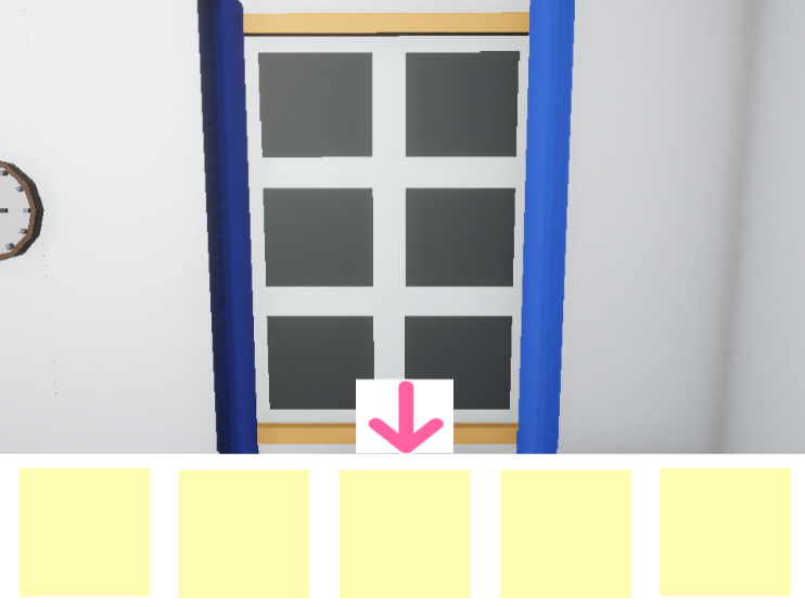 「洋室からの脱出」窓の拡大画像