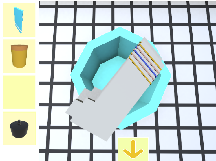 ゲーム「浴室からの脱出」靴下の柄が分かる画像