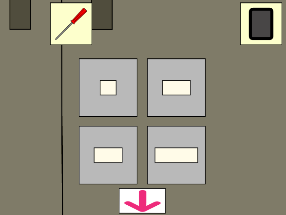 「エレベーターからの脱出」扉のパネルの解除方法の答え画像