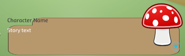 Unity×Fungus｜ゲーム「ゆーちゃんの脱出」で使ったSay Diaalogのパネル画像