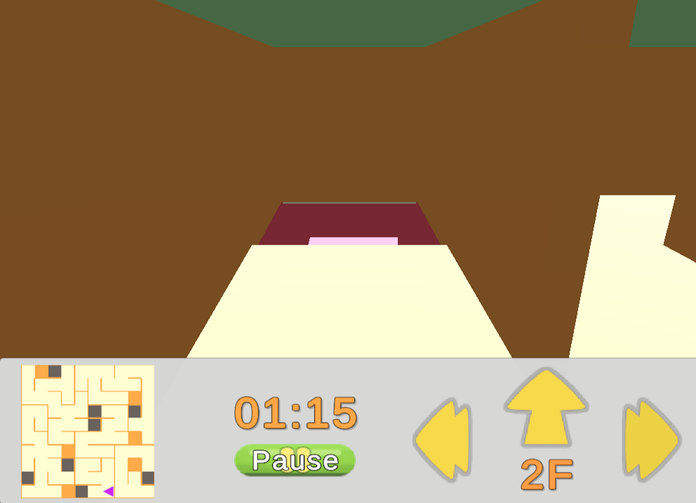 Escape the Building MAZE　2階から下り階段の位置が分かる画像