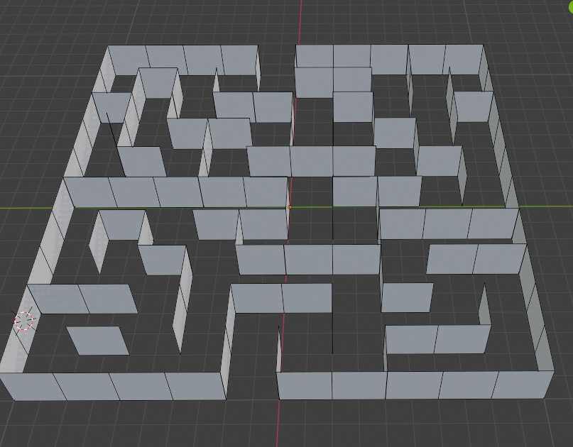 blender　壁から出入り口を作成