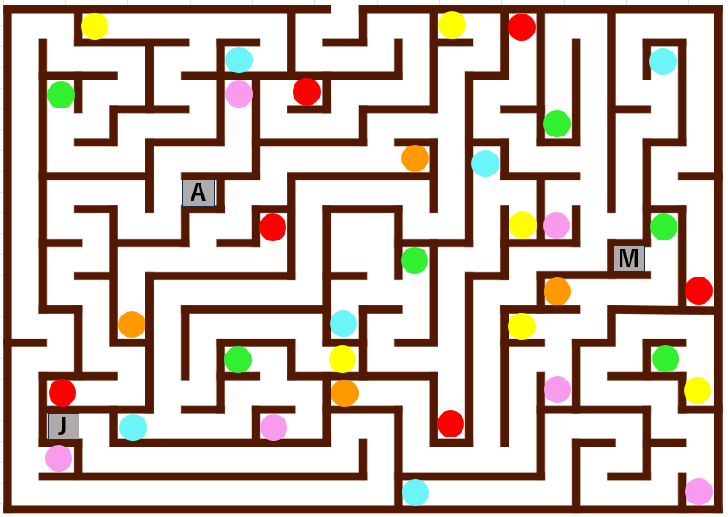 「MAZE空の脱出」フロア全体マップ画像