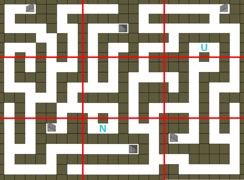 「Escape the MAZE3」2階フロアマップ画像