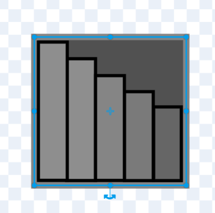 Scratchで迷路の下り階段コスチュームを作成した画像