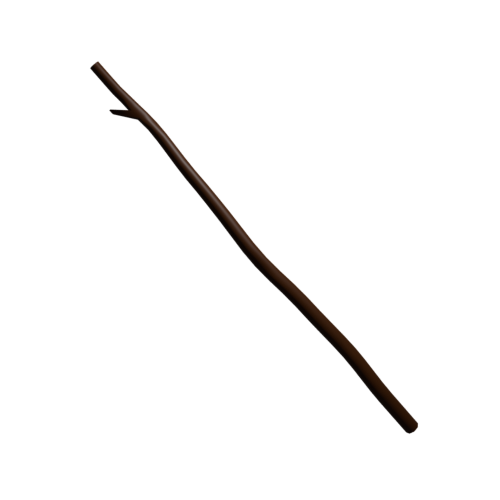 【Blender4.2】Unity2D脱出ゲーム用「木の棒」を作る方法|完成図