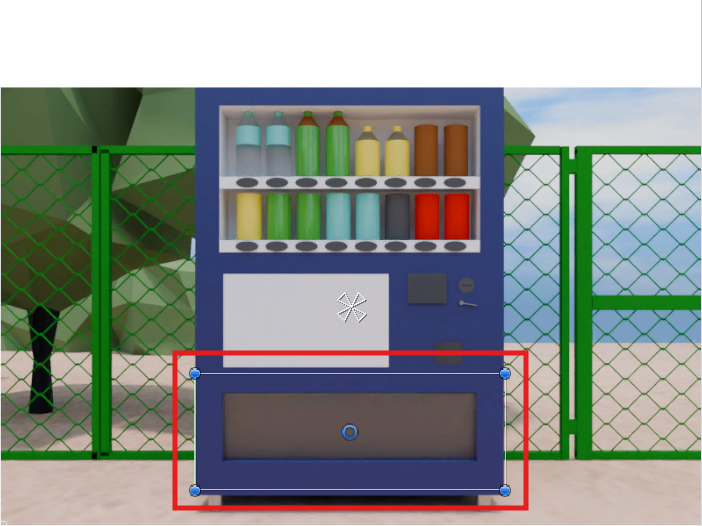 【Unity6】2D脱出ゲームの作り方④｜透過画像のボタンを作成した画像