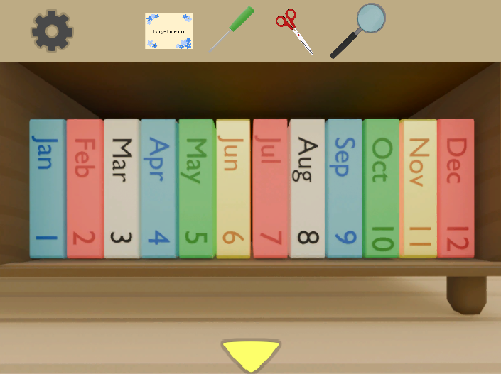 Room of Memories～遺された部屋～　攻略ガイド②　キャビネット中のDVD画像