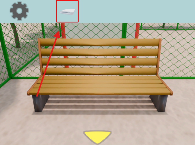 The Park～秘密の場所～　アイテムボックスからアイテムを選択する画像