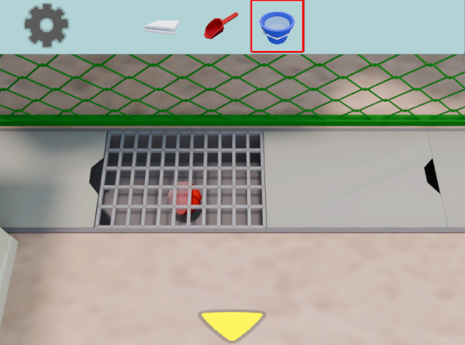 The Park～秘密の場所｜完全攻略　排水溝の中に入ったカプセル画像