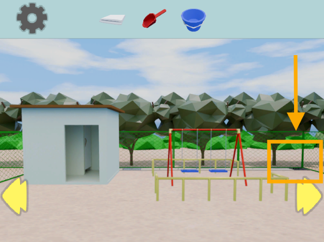 The Park～秘密の場所｜完全攻略　排水溝出口の場所を示す画像