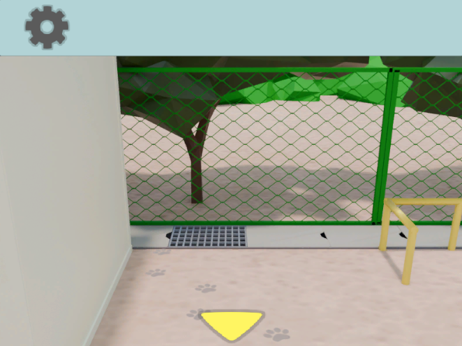 The Park～秘密の場所｜完全攻略
迷いの森入口　犬の足跡画像