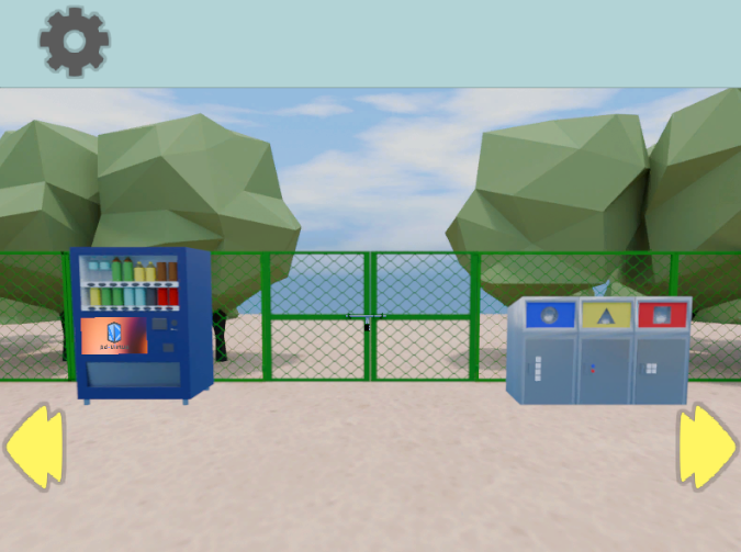 The Park～秘密の場所～　ゲーム開始直後の画面