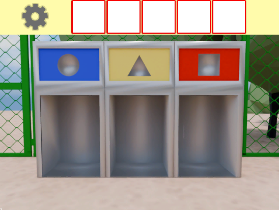 【Unity6】2D脱出ゲームの作り方|扉なしのごみ箱全体の画像